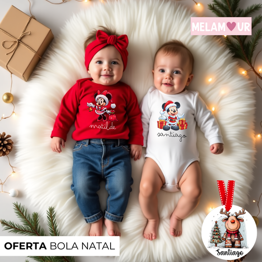 Camisola de Natal Personalizada | Bebé