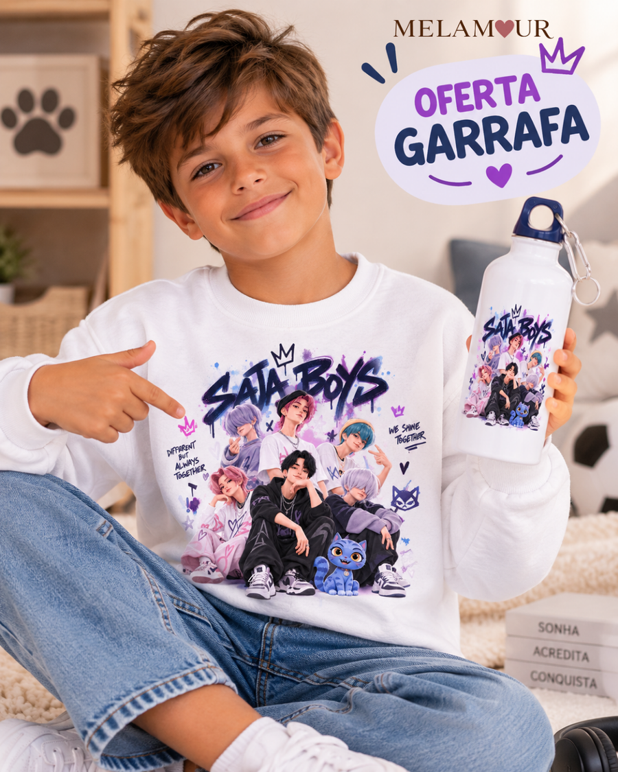 Guerreiros Pop em Grafíti | Coleção Especial c/ Oferta Garrafa