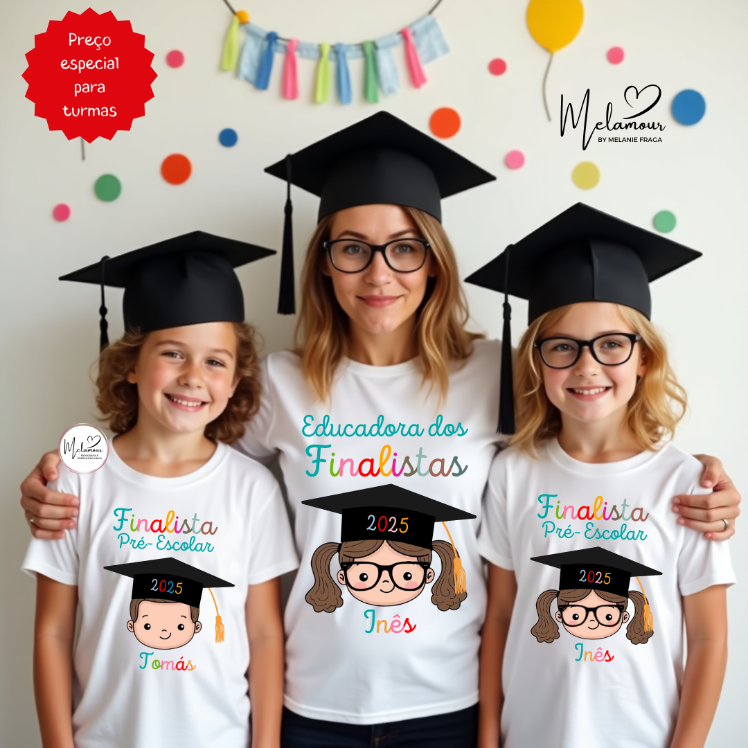 T-shirt personalizada Finalistas