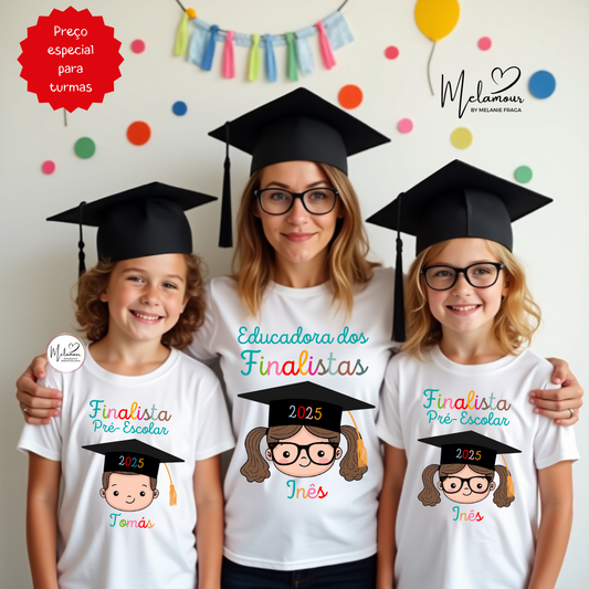 T-shirt personalizada Finalistas