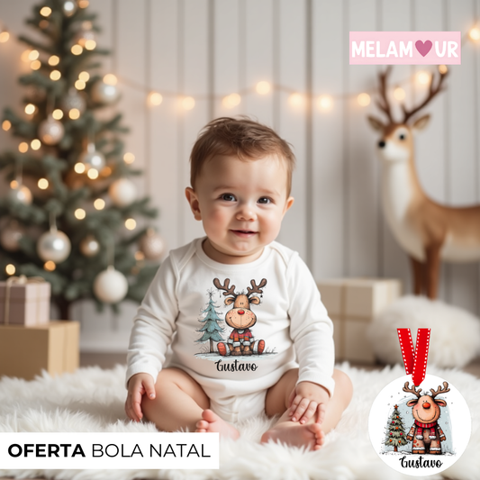 Camisola de Natal Personalizada | Bebé