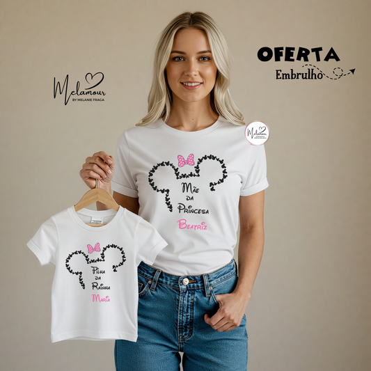 Conjunto T-shirts Personalizadas Dia da Mãe