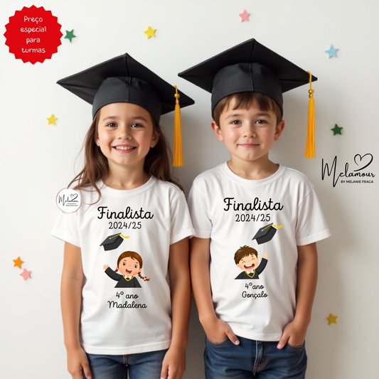 T-shirt personalizada Finalistas