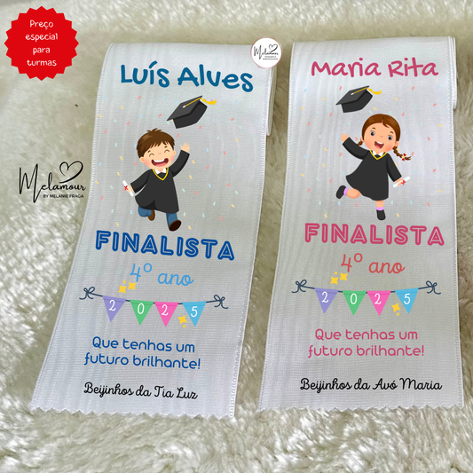 Fita de Finalistas personalizada