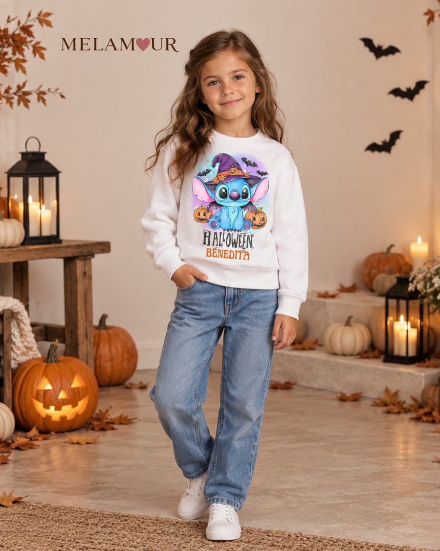 Stitch Bruxinho Halloween | Roupa Personalizada
