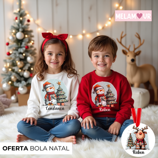 Camisola de Natal Personalizada | Adulto ou Criança