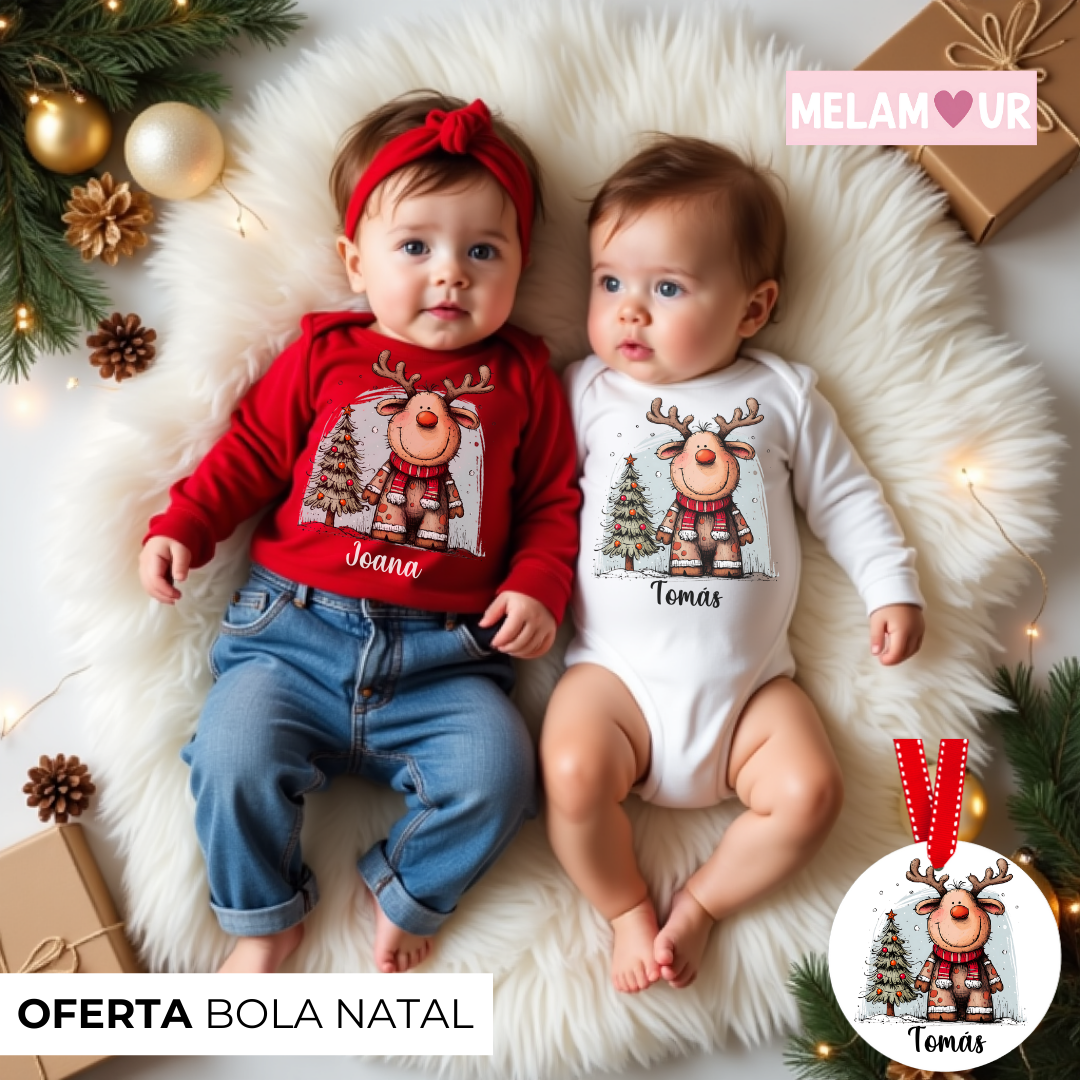 Camisola de Natal Personalizada | Bebé