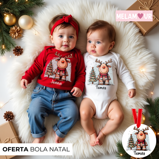 Camisola de Natal Personalizada | Bebé