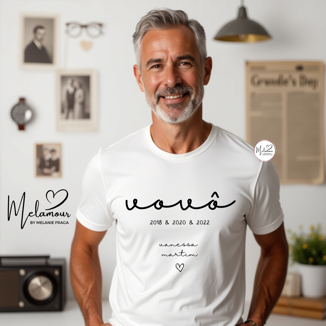 T-shirt personalizada - Dia dos Avós