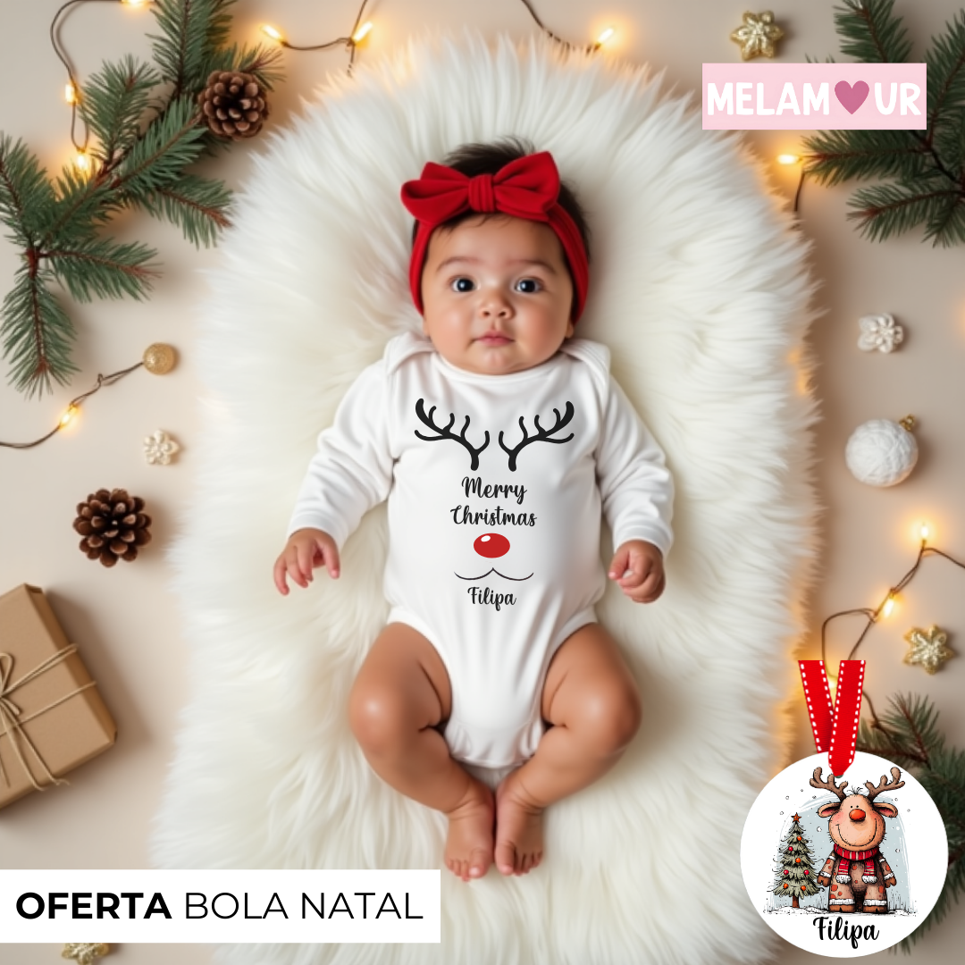 Camisola de Natal Personalizada | Bebé