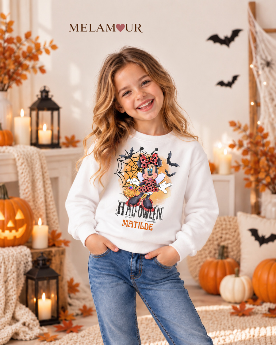 Minnie Halloween com Nome | Roupa Personalizada