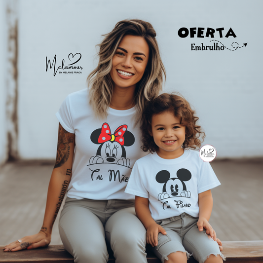 Conjunto T-shirts Personalizadas Dia da Mãe
