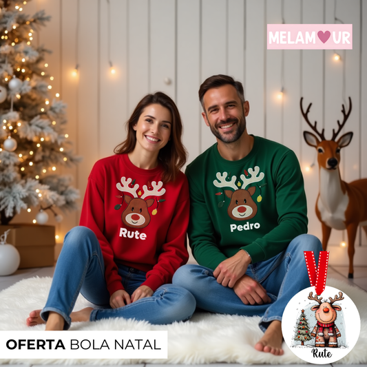 Camisola de Natal Personalizada | Adulto ou Criança