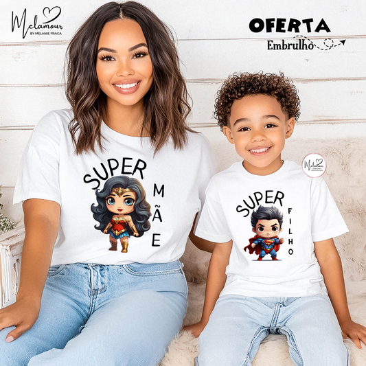 Conjunto T-shirts Personalizadas Dia da Mãe