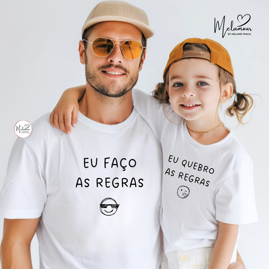 Conjunto T-shirts Personalizadas Dia do Pai