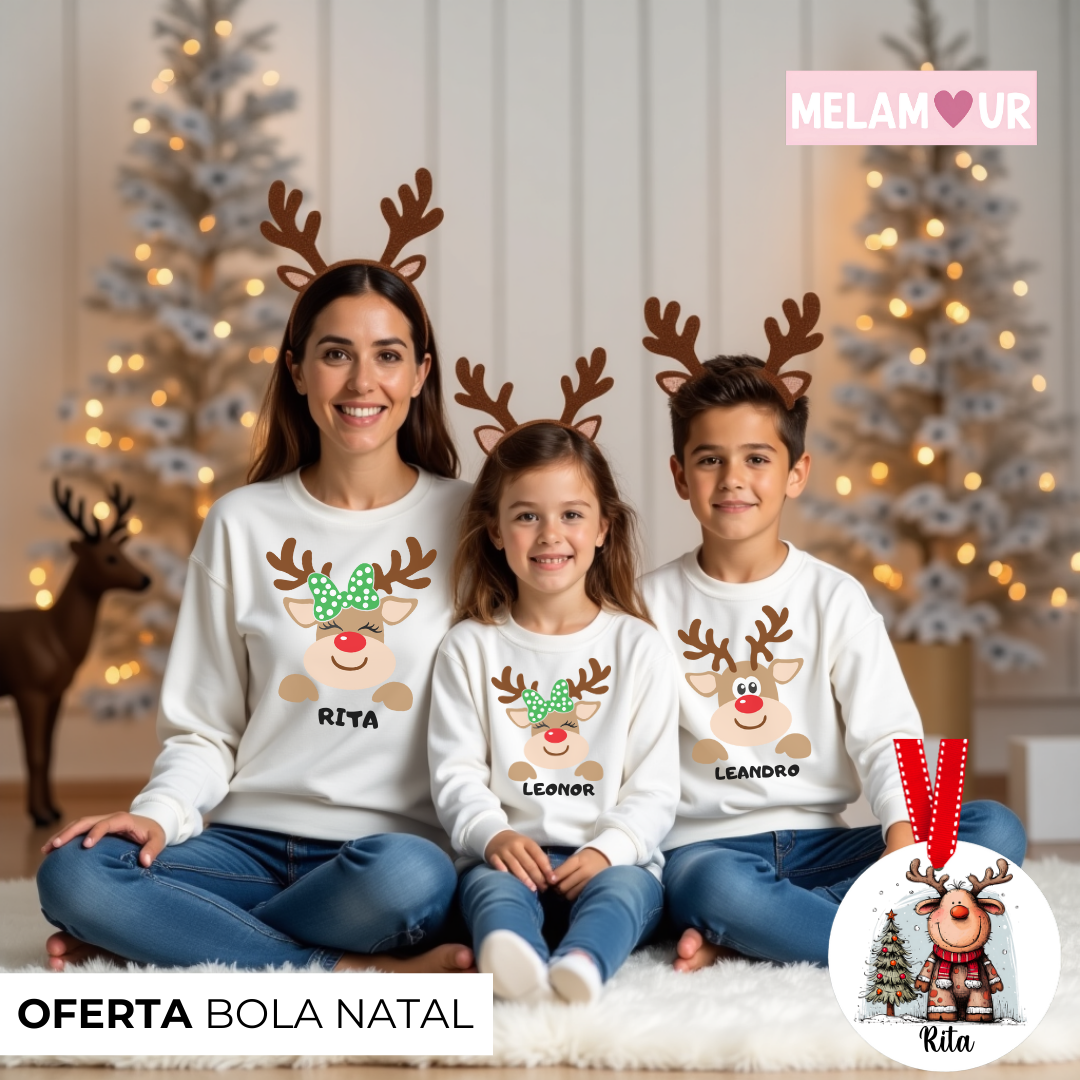 Camisola de Natal Personalizada | Adulto ou Criança