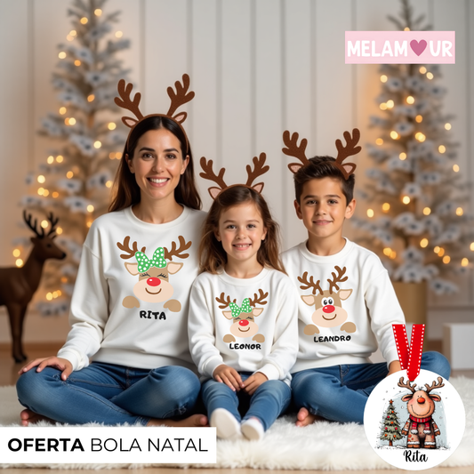 Camisola de Natal Personalizada | Adulto ou Criança