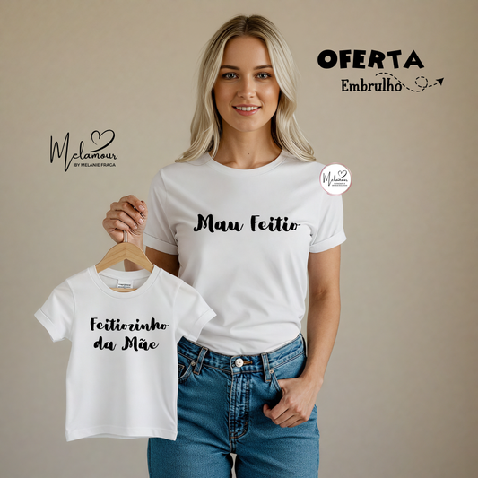 Conjunto T-shirts Personalizadas Dia da Mãe