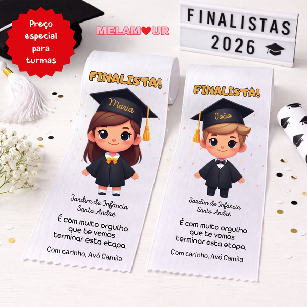 Fita de Finalistas personalizada