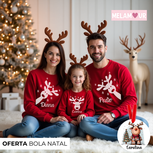 Camisola de Natal Personalizada | Adulto ou Criança