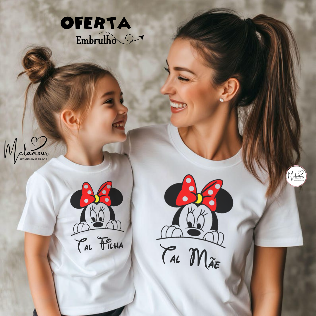 Conjunto T-shirts Personalizadas Dia da Mãe
