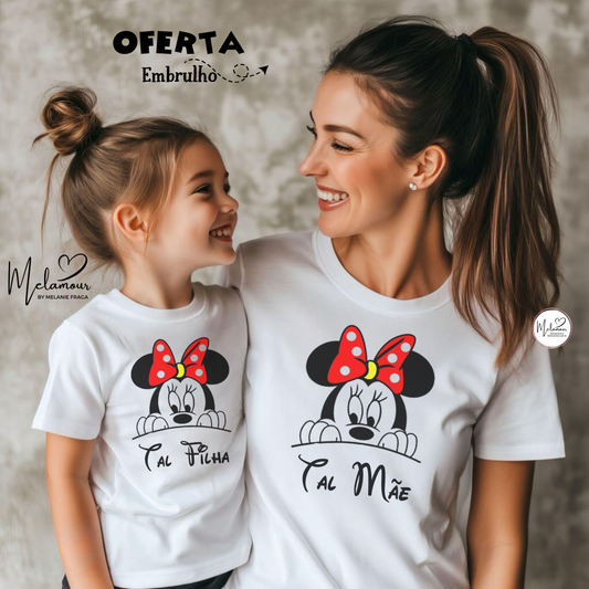 Conjunto T-shirts Personalizadas Dia da Mãe