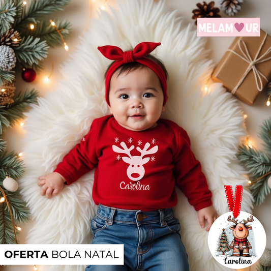 Camisola de Natal Personalizada | Bebé