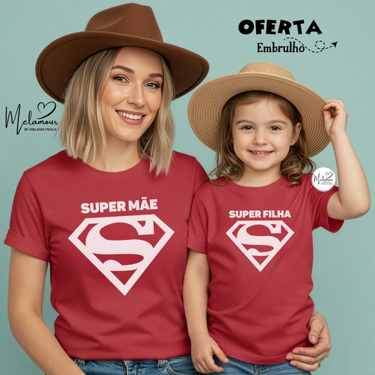Conjunto T-shirts Personalizadas Dia da Mãe