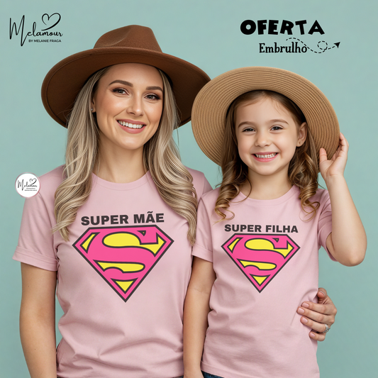 Conjunto T-shirts Personalizadas Dia da Mãe