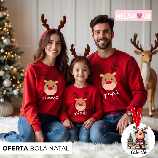 Camisola de Natal Personalizada | Adulto ou Criança