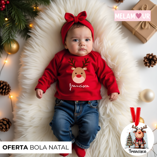 Camisola de Natal Personalizada | Bebé