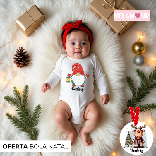 Camisola de Natal Personalizada | Bebé