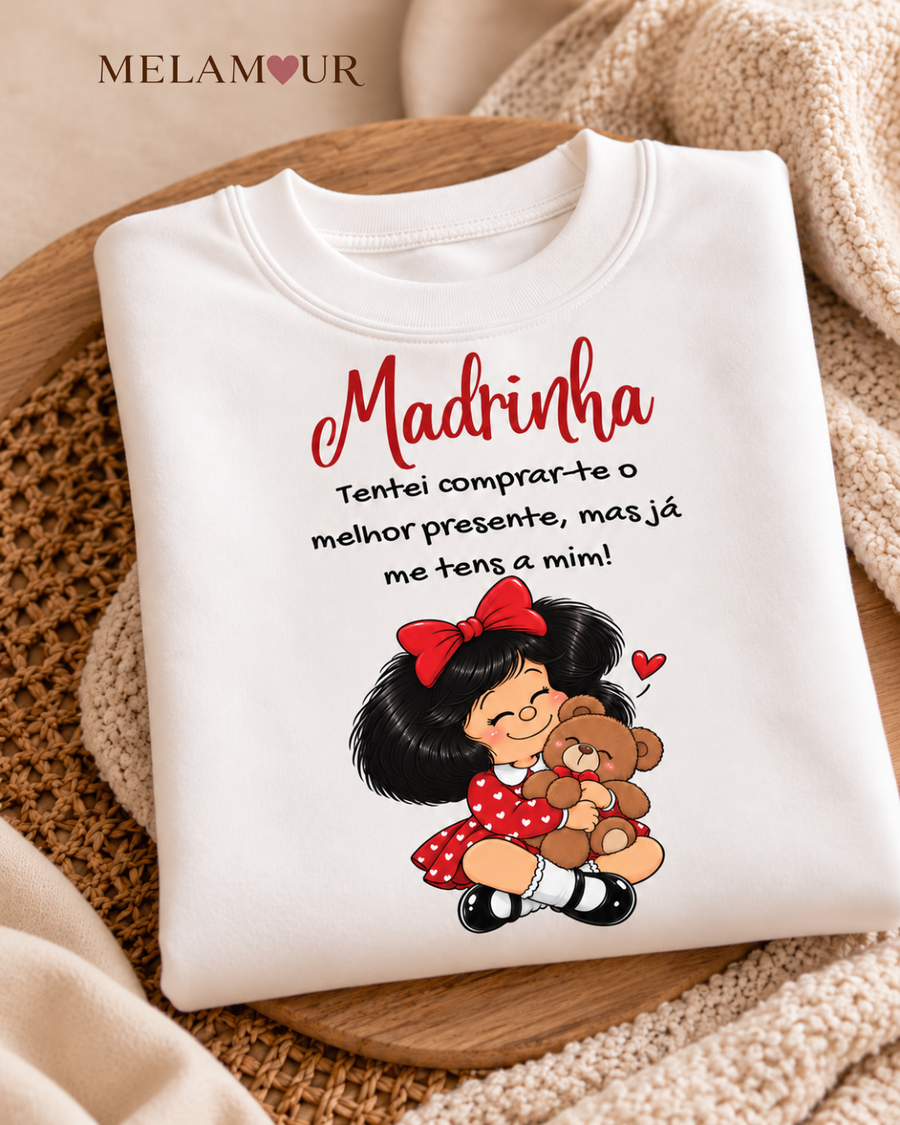 Madrinha, Tentei Comprar-te o Melhor Presente | Camisolas para Padrinho & Madrinha