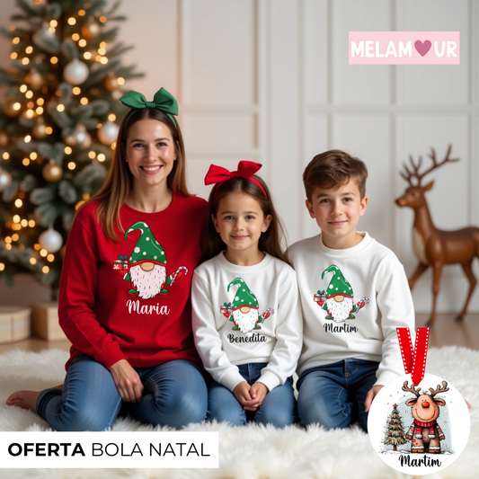 Camisola de Natal Personalizada | Adulto ou Criança