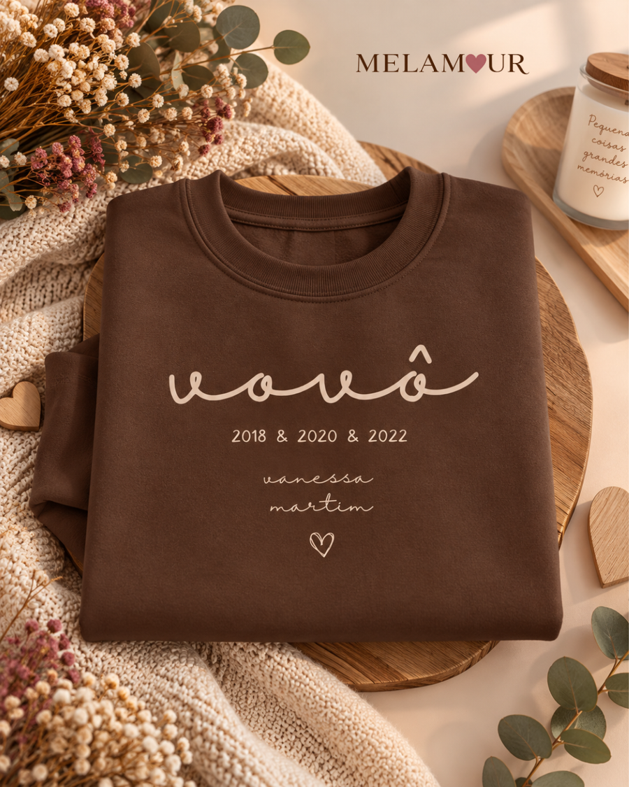 Vovô com Anos e Nomes | Camisola Personalizada