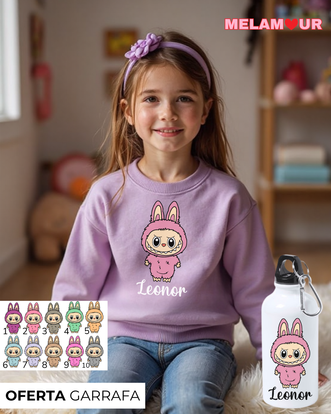 Camisola personalizada | Oferta garrafa