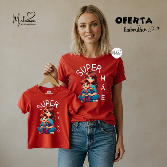 Conjunto T-shirts Personalizadas Dia da Mãe
