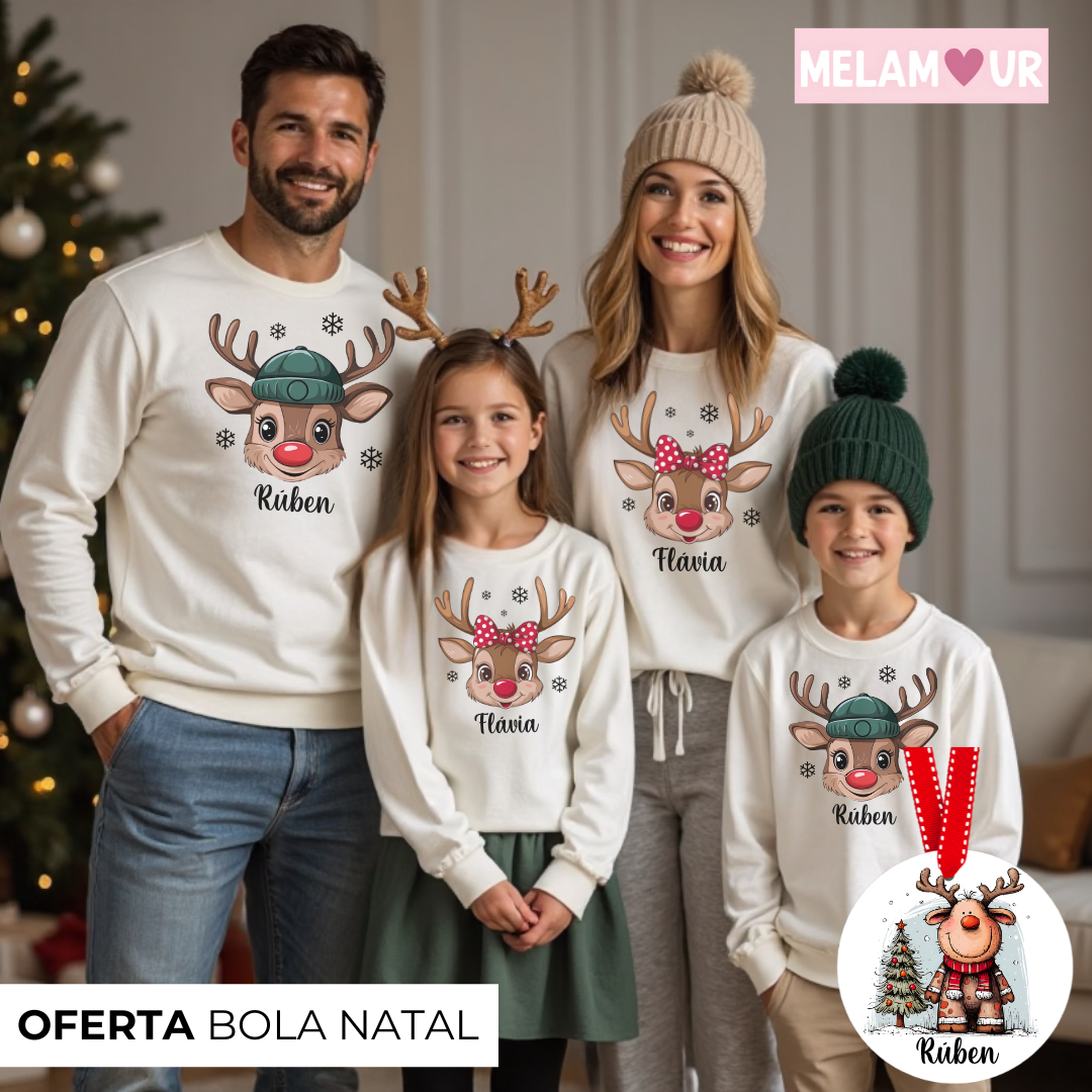 Camisola de Natal Personalizada | Adulto ou Criança