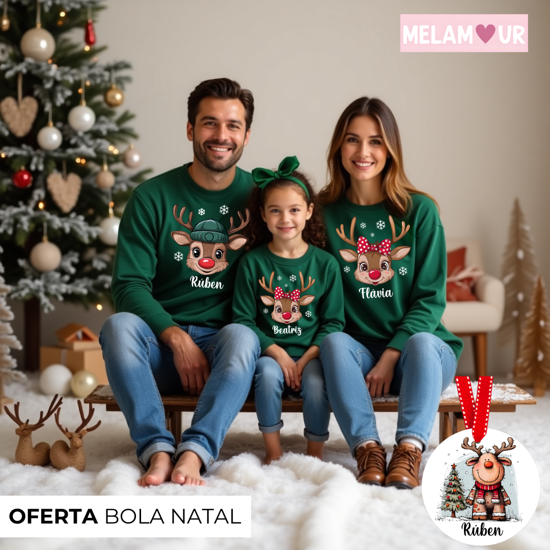 Camisola de Natal Personalizada | Adulto ou Criança