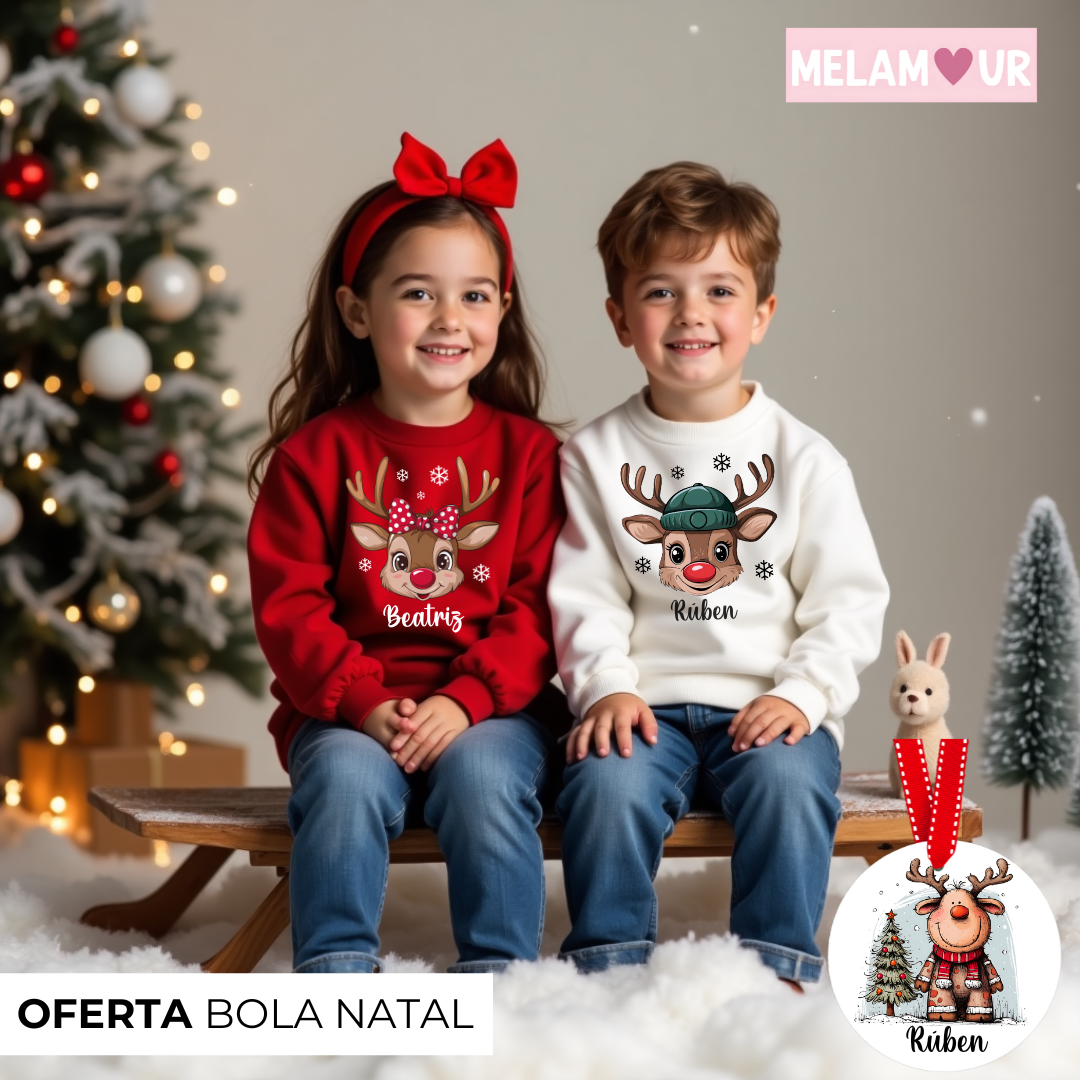 Camisola de Natal Personalizada | Adulto ou Criança