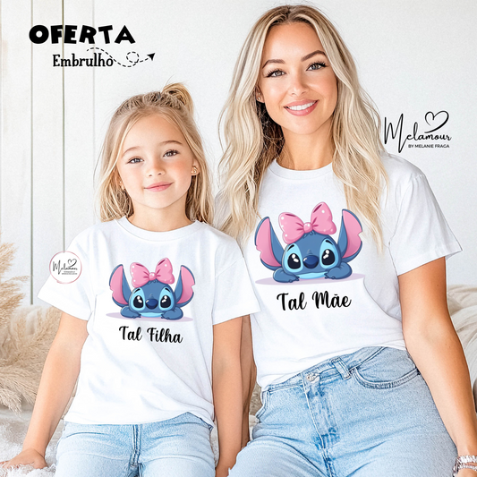 Conjunto T-shirts Personalizadas Dia da Mãe