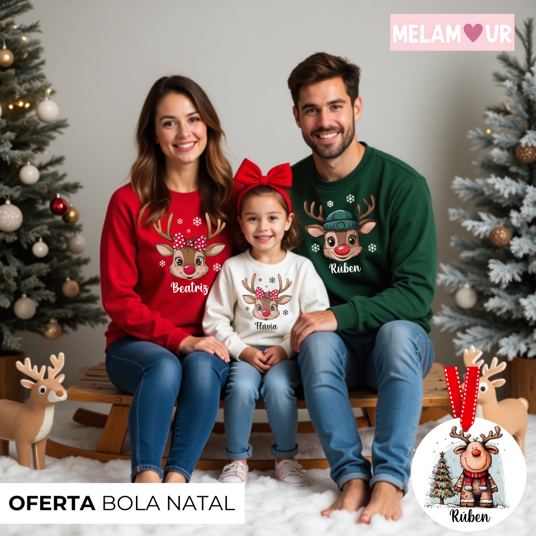 Camisola de Natal Personalizada | Adulto ou Criança
