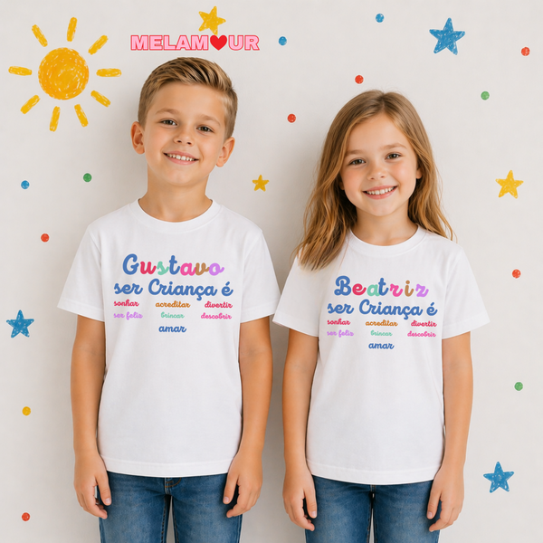 T-shirt Personalizada Criança