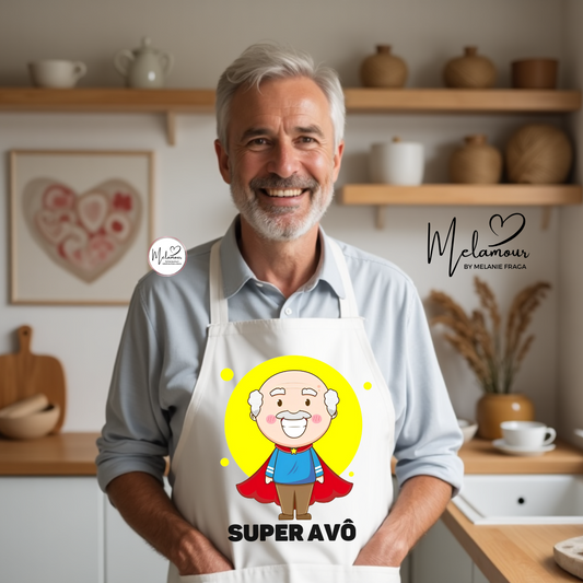 Avental personalizado - Dia dos Avós