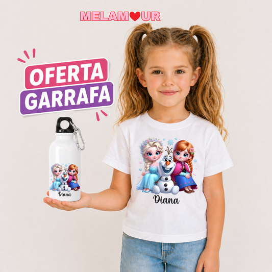 T-shirt Personalizada + Oferta Garrafa | Criança
