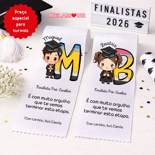 Fita de Finalistas personalizada