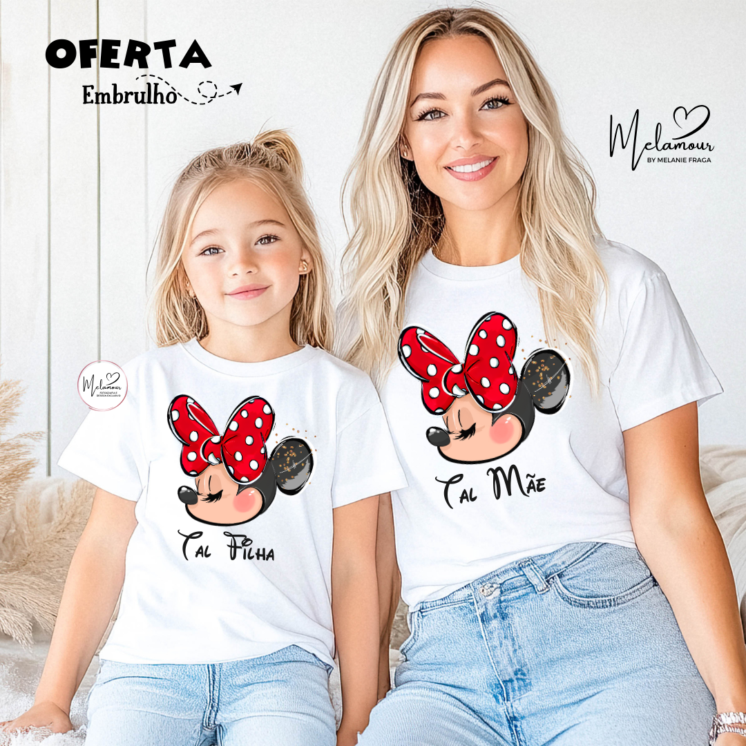 Conjunto T-shirts Personalizadas Dia da Mãe