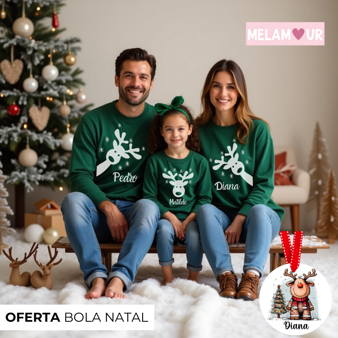 Camisola de Natal Personalizada | Adulto ou Criança