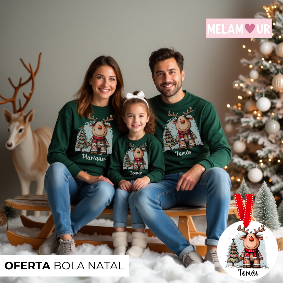 Camisola de Natal Personalizada | Adulto ou Criança