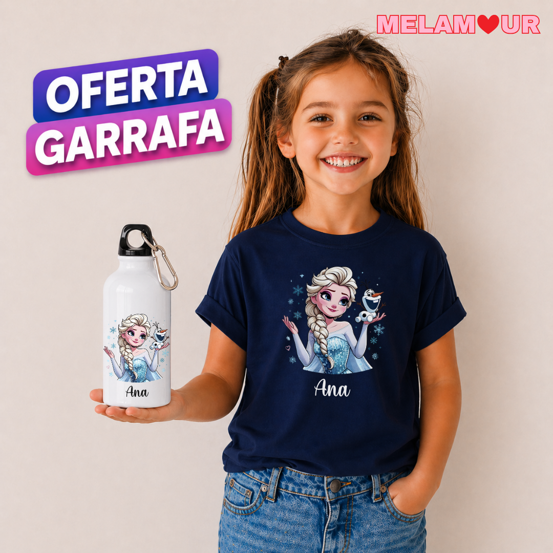 T-shirt Personalizada + Oferta Garrafa | Criança